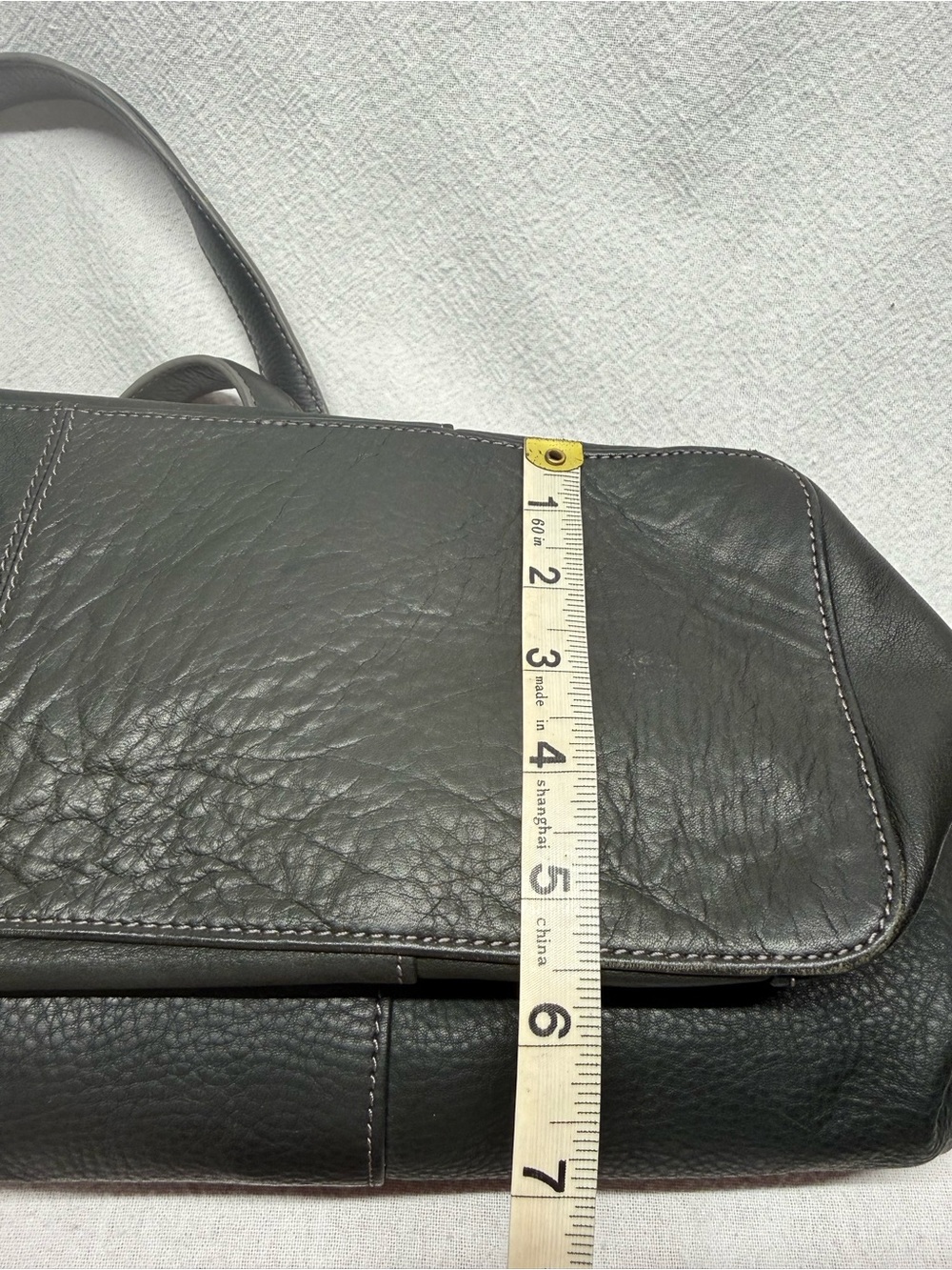 Timeless Black Leather Tote Hobo Bag Satchel Purse Classic Faux Suede Lining Mod - Picture 6 of 9